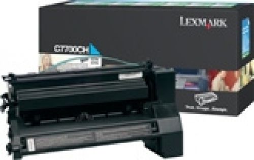 Lexmark Return Program (High Yield: 10,000 Pages) Cyan Toner Cartridge for C77X