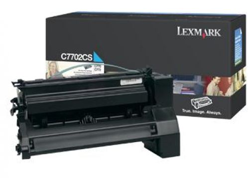Lexmark C77X Cyan Print Cartridge (Yield 6,000 Pages)