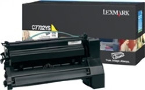 Lexmark C77X Yellow Print Cartridge (Yield 6,000 Pages)