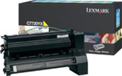 Lexmark C772 Yellow Extra High Yield Return Program Print Cartridge (Yield 15,000 Pages)