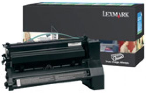 Lexmark Black Return Program Print Cartridge for C782/C780 Printer