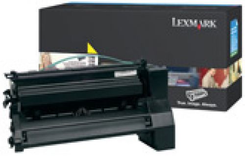 Lexmark Yellow High Yield Print Cartridge (Yield 10,000 page) for C780, C782 Colour Laser Printers