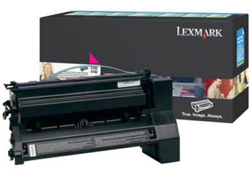 Lexmark C782/X782 Magenta Extra High Yield Return Program Print Cartridge (Yield 15,000 Pages)