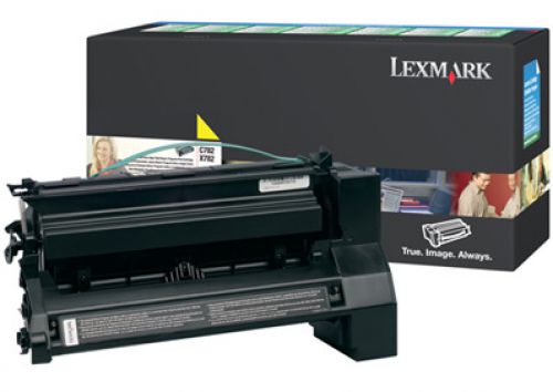 Lexmark Yellow Extra High Yield Return Program Print Cartridge (Yield 15,000 Pages) for C782 Colour Laser Printers