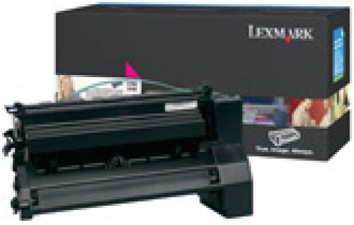 Lexmark Magenta High Yield Return Program Print Cartridge (Yield 15,000 Pages) for C780, C782 Colour Laser Printers