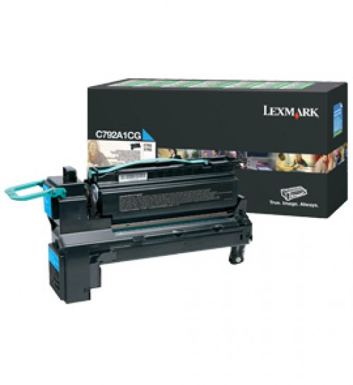 Lexmark (Yield 6,000 Pages) Return Program Print Cartridge (Cyan) for C792/X792 Laser Printers