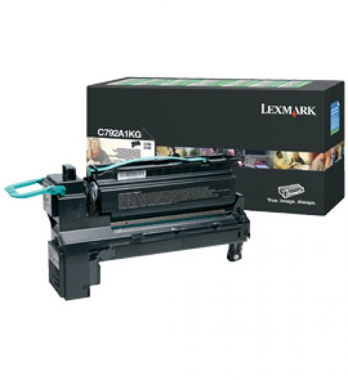 Lexmark (Yield 6,000 Pages) Return Program Print Cartridge (Black) for C792/X792 Laser Printers