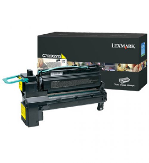 Lexmark (Yield 20,000 Pages) Extra High Yield Print Cartridge (Yellow) for C792 Series Colour Laser Printers
