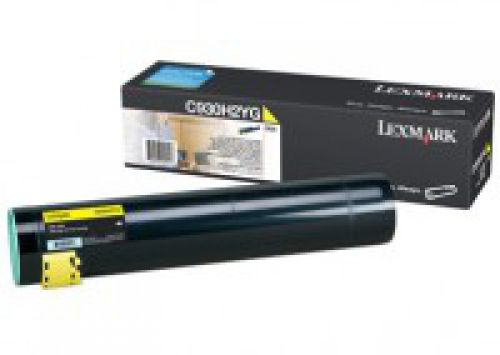 Lexmark (High Yield: 24,000 Pages) Yellow Toner Cartridgefor C935 Colour Laser Printers