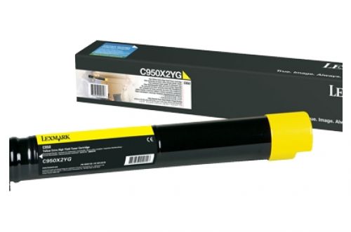 Lexmark (Extra High Yield: 24,000 Pages) Yellow Toner Cartridge for C950de Colour Laser Printer