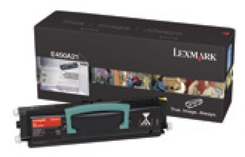 LEXE450A21E | Lexmark E450A21E toner cartridge black for use with E450 Printers. Page yield 6000.