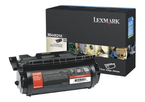 LEXX644X21E | Lexmark Black Extra High Yield Toner Cartridge for X644/x646 (Yield 32000 pages)
