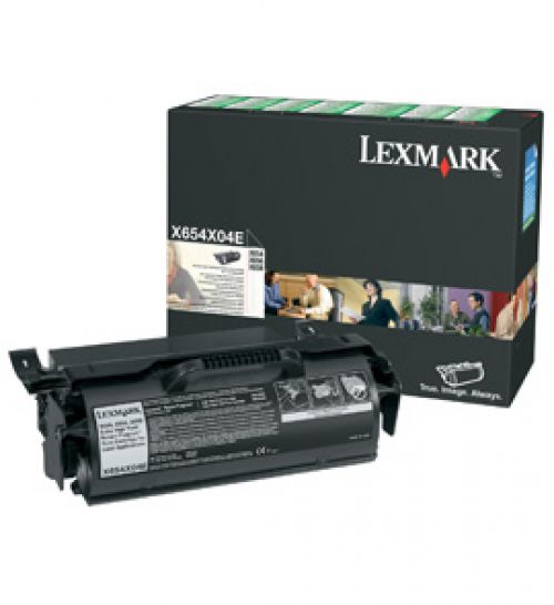 LEXX654X04E | Genuine Lexmark Supplies perform Best Together with our printers, giving you the advantage of consistent, reliable printing and professional quality results. Choose Genuine Lexmark Supplies for outstanding value, selection and environmental sustainability. 