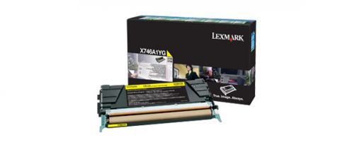 Lexmark Return Program (Yellow) Toner Cartridge (Yield: 7000 Pages) for X746/X748 Printers
