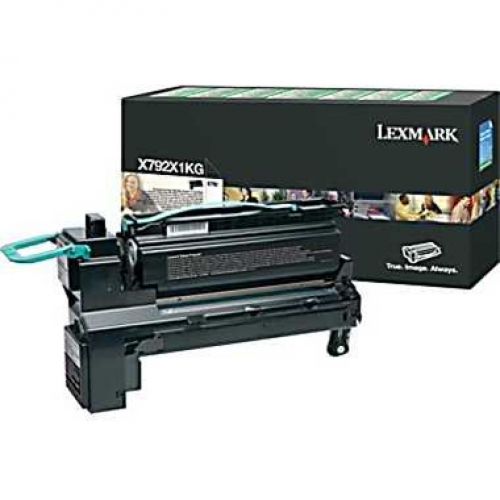 Lexmark (Yield 20000 Pages) Extra High Yield Return Programme Print Cartridge (Black) For X792