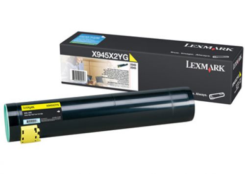 Lexmark (High Yield: 22,000 Pages) Yellow Toner Cartridgefor X940e and X945e