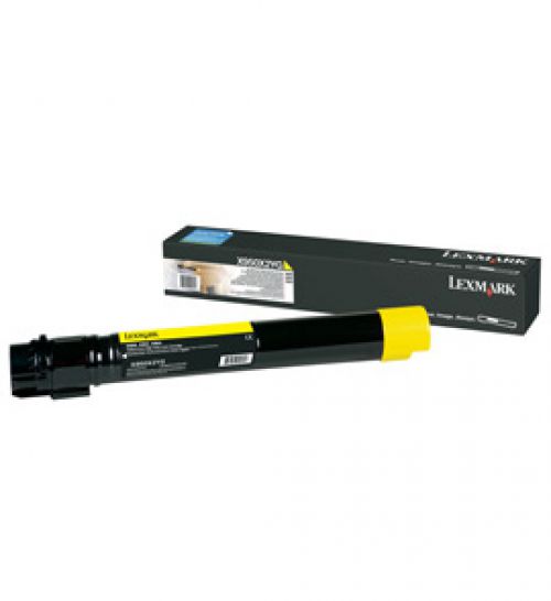 Lexmark (Extra High Yield: 22,000 Pages) Yellow Toner Cartridge for X950de/X952de/X954de Multifunction Color Laser Printers