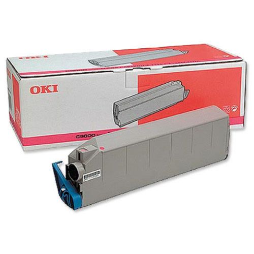OKI Type C5 Magenta Toner Cartridge (Yield 15,000 Pages) for C9300/C9500 Printers