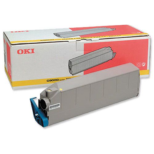 OKI Type C5 Yellow Toner Cartridge (Yield 15,000 Pages) for C9300/C9500 Printers