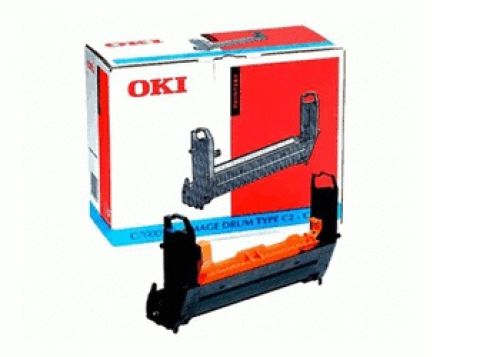OKI Type C4 Image Drum (EP Cartridge) for C7100/7300/7500 Printers (Cyan)