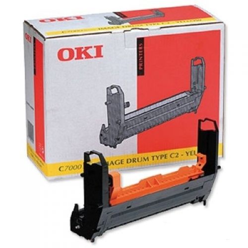 OKI Type C4 Image Drum (EP Cartridge) for C7100/7300/7500 Printers (Yellow)