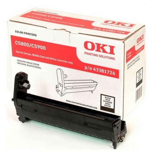 OKI Black Image Drum for C5800/C5900 Colour Printers (Yield 20,000 Pages)