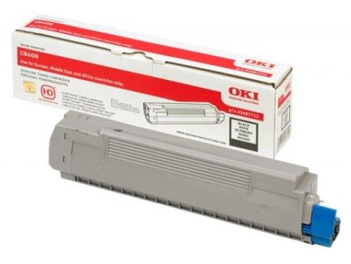 OKI 43487712 (Yield: 6,000 Pages) Black Toner Cartridge