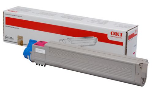OKI 43837130 (Yield: 22,000 Pages) Magenta Toner Cartridge