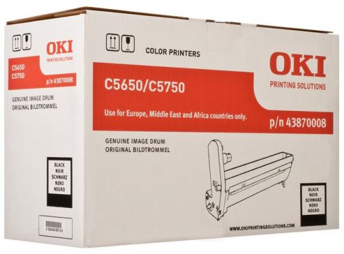 OKI 43870008 (Yield: 20,000 Pages) Black Imaging Drum