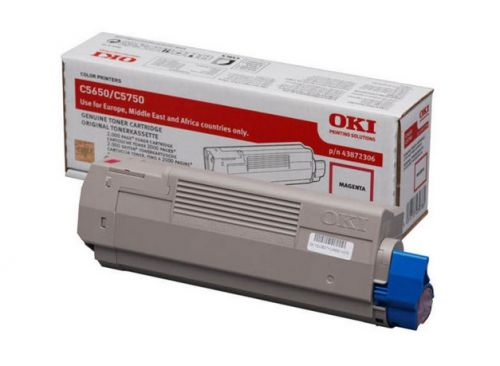 OKI 43872306 (Yield: 2,000 Pages) Magenta Toner Cartridge