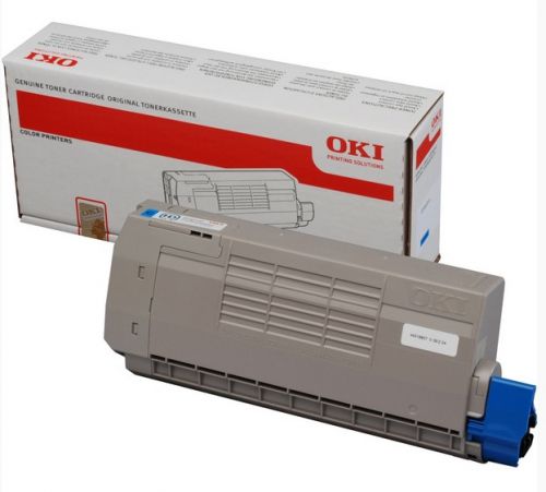 OKI 44318607 (Yield: 11,500 Pages) Cyan Toner Cartridge