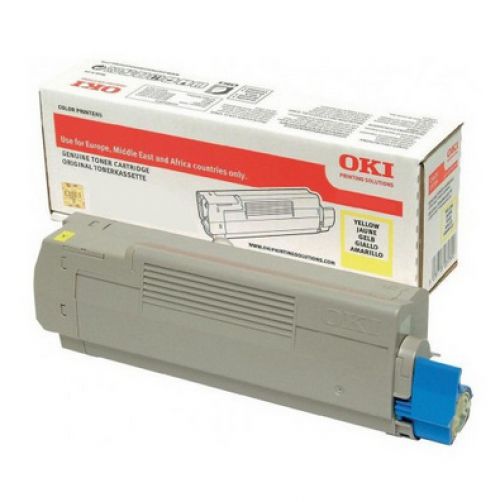 OKI 46471101 (Yield: 7,000 Pages) Yellow Toner Cartridge