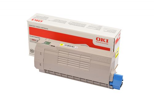 OKI 46507613 (Yield: 11,500 Pages) Yellow Toner Cartridge