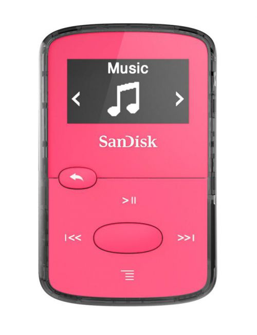 SanDisk Clip Jam (8GB) MP3 Player (Bright Pink)