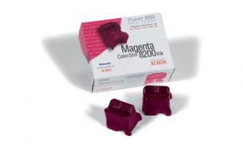 Xerox ColorStix Magenta (Yield 2,800 Pages) Solid Ink Sticks (Pack of 2) for Xerox Phaser 8200 Series