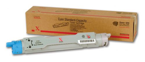 Xerox (Cyan) Toner Cartridge (Yield 4,000 Pages) for Phaser 6250