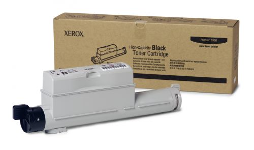 Xerox (Black) High Capacity Toner Cartridge (Yield 18,000 Pages) for Phaser 6360