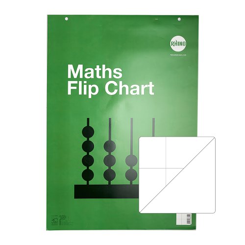 RHINO A1 Educational Numeracy Flipchart Pad 30 Leaf, S50/B (Pack of 5)