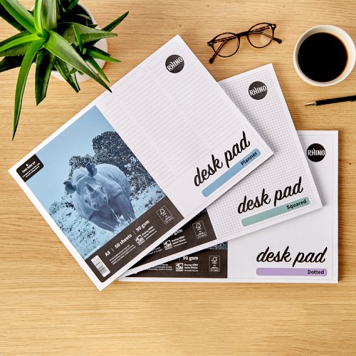 Rhino Desk Pad A3 Planner 90gsm 50 Sheets RDPP