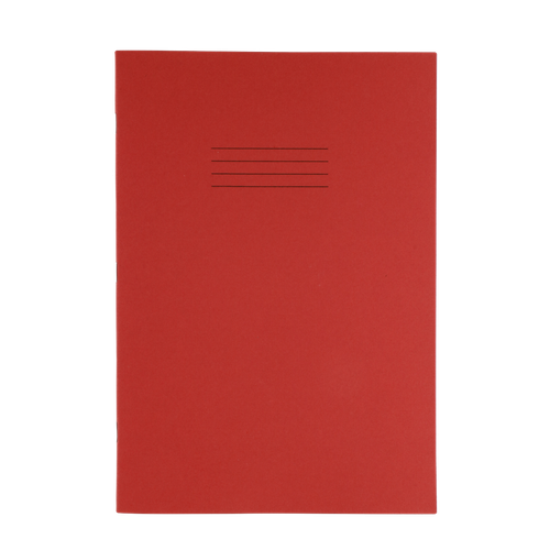 RHINO A4 Learn to Write Book 40 Page, Red, Wide-Ruled LTW6B:20R