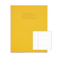 RHINO 9 x 7 Exercise Book 80 Page, Yellow, F8M (Pack of 100)