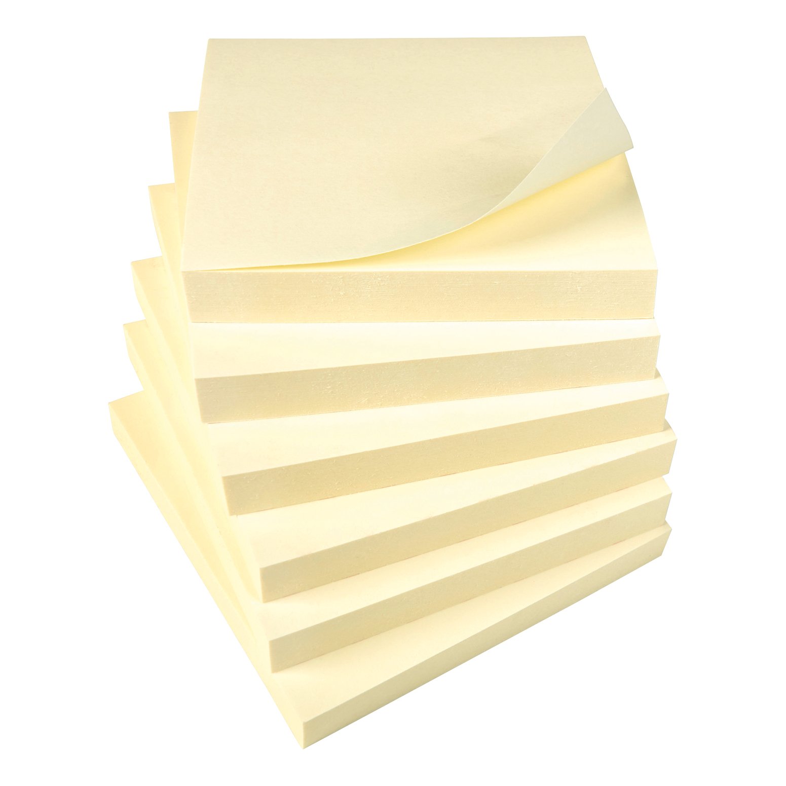 5 Star Re-Move Notes Repositionable 76x76mm Yellow (Pack of 12) 296638