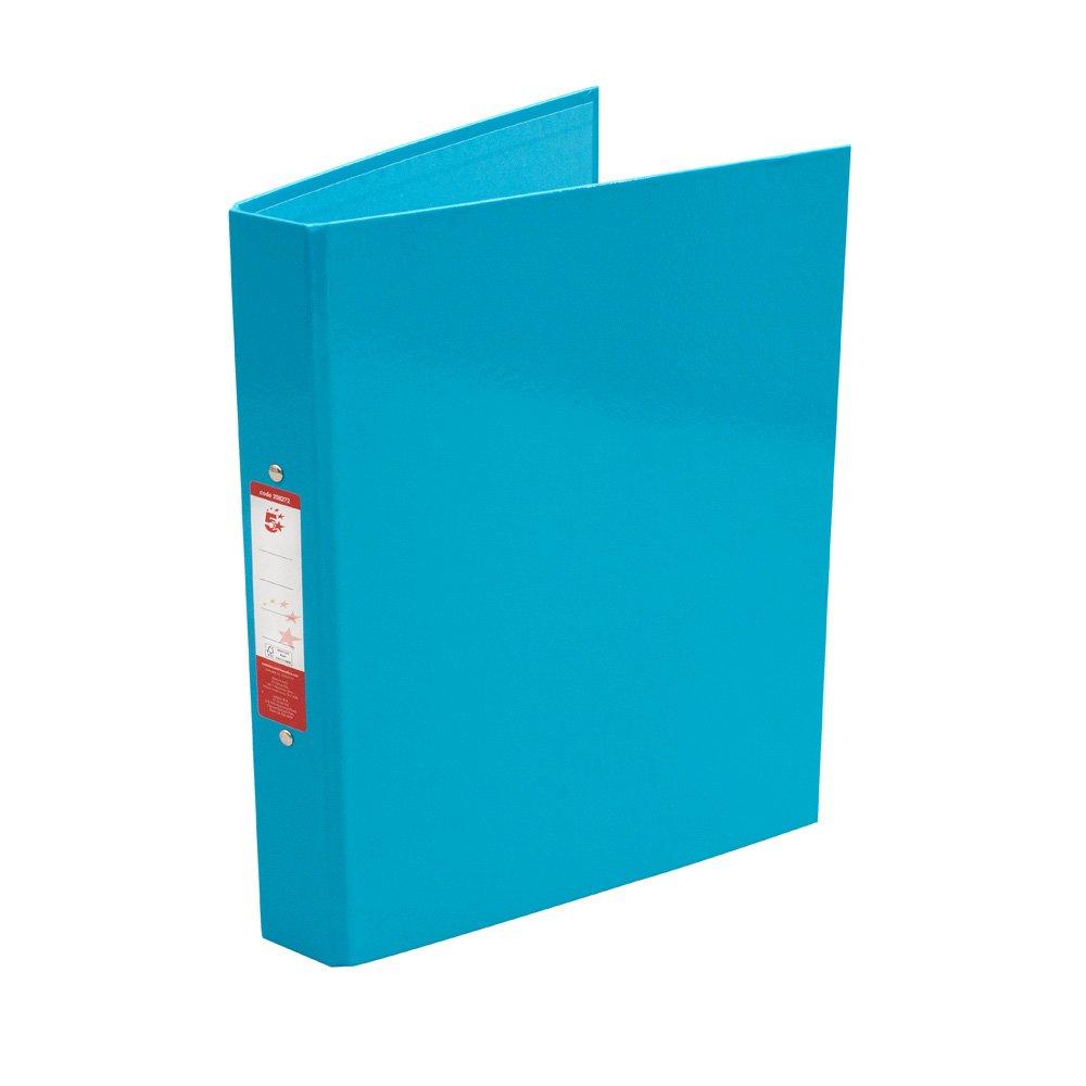 5 Star 2O-Ring Binder A4 Blue (Pack of 10) 298272