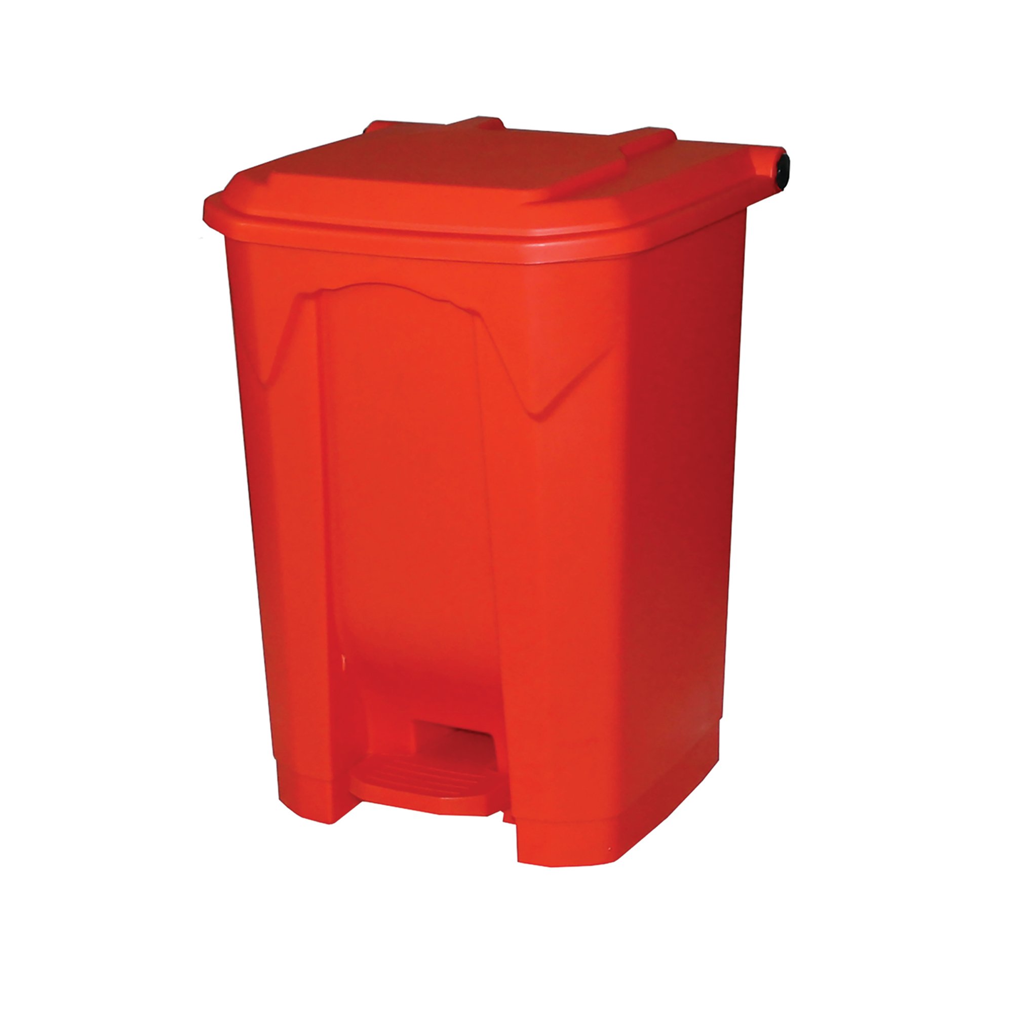 2Work Pedal Bin 50 Litre Red 2W10781