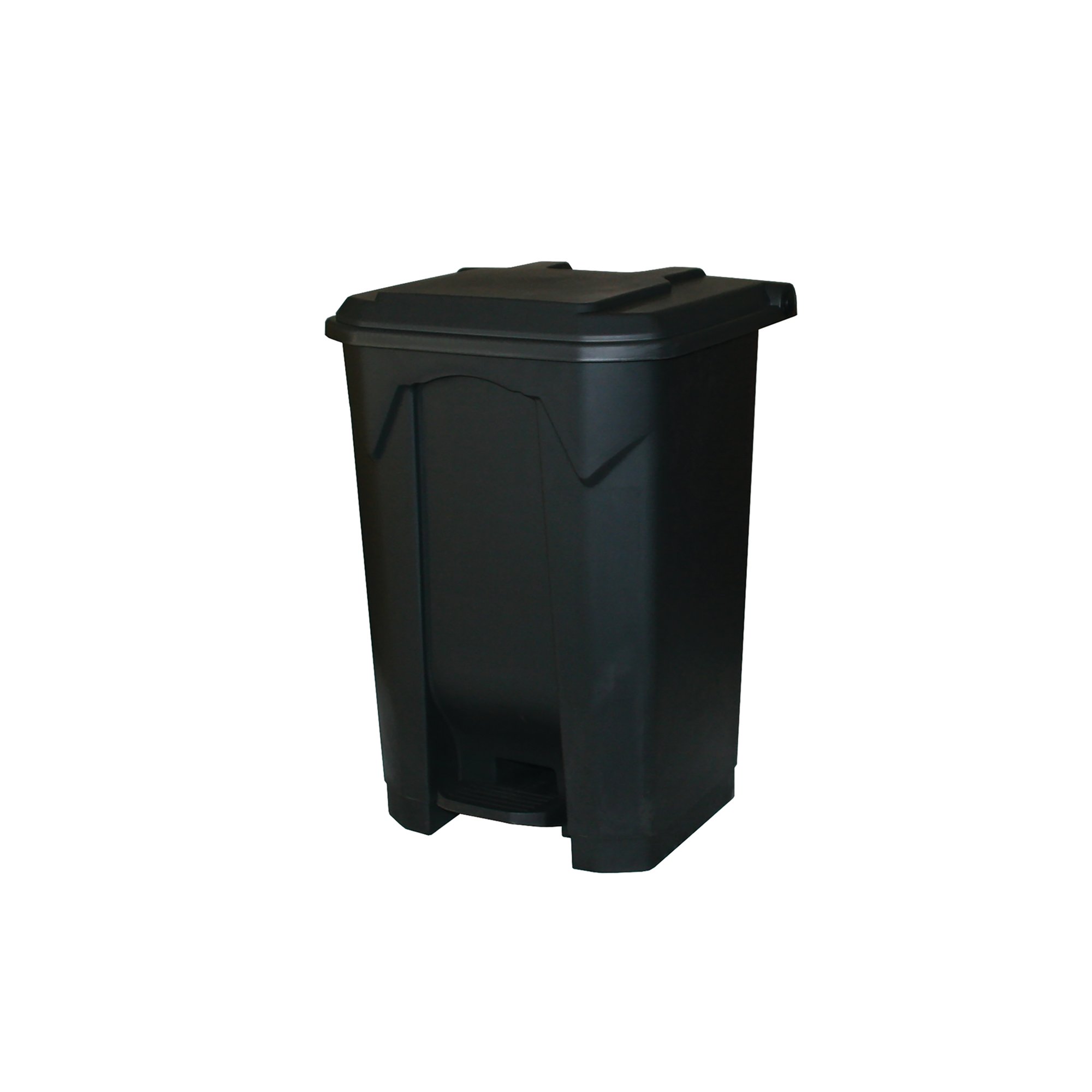 2Work Pedal Bin 80 Litre 410x470x670mm Grey 2W10787