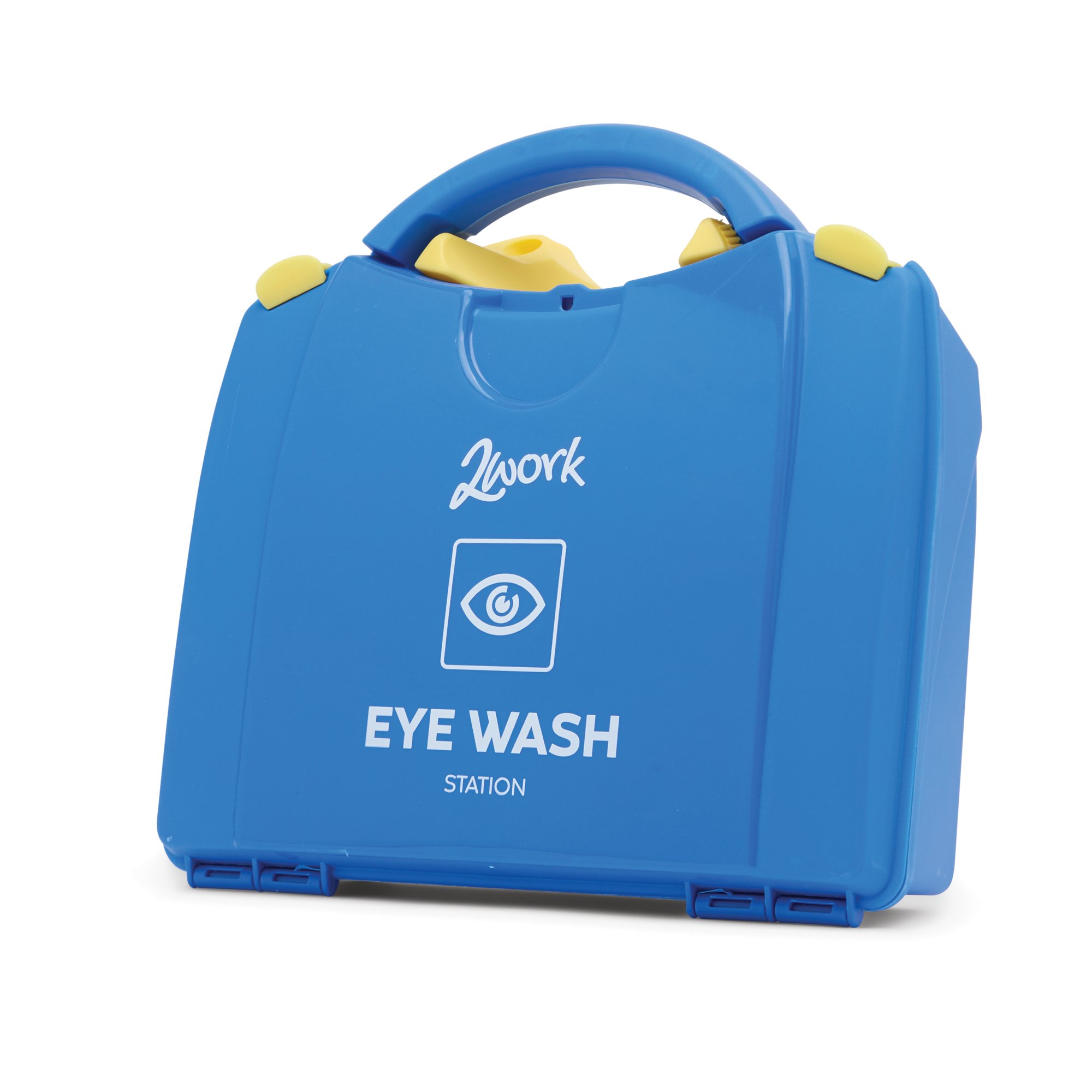 2Work Eyewash Station with Eye Wash Pods and Eye Pad Dressing 2W99440