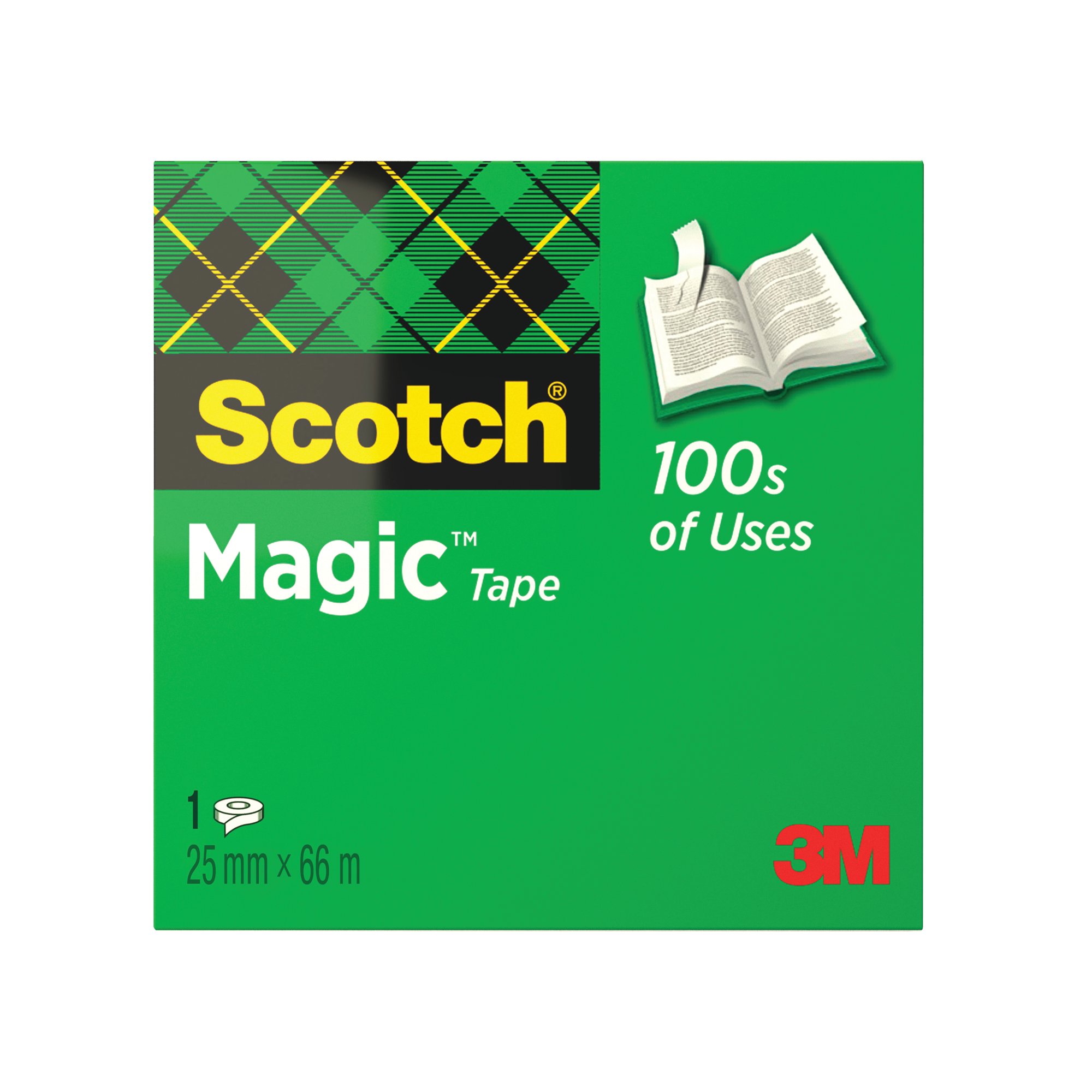 Scotch Magic Tape 810 25mmx66m Transparent 8102566