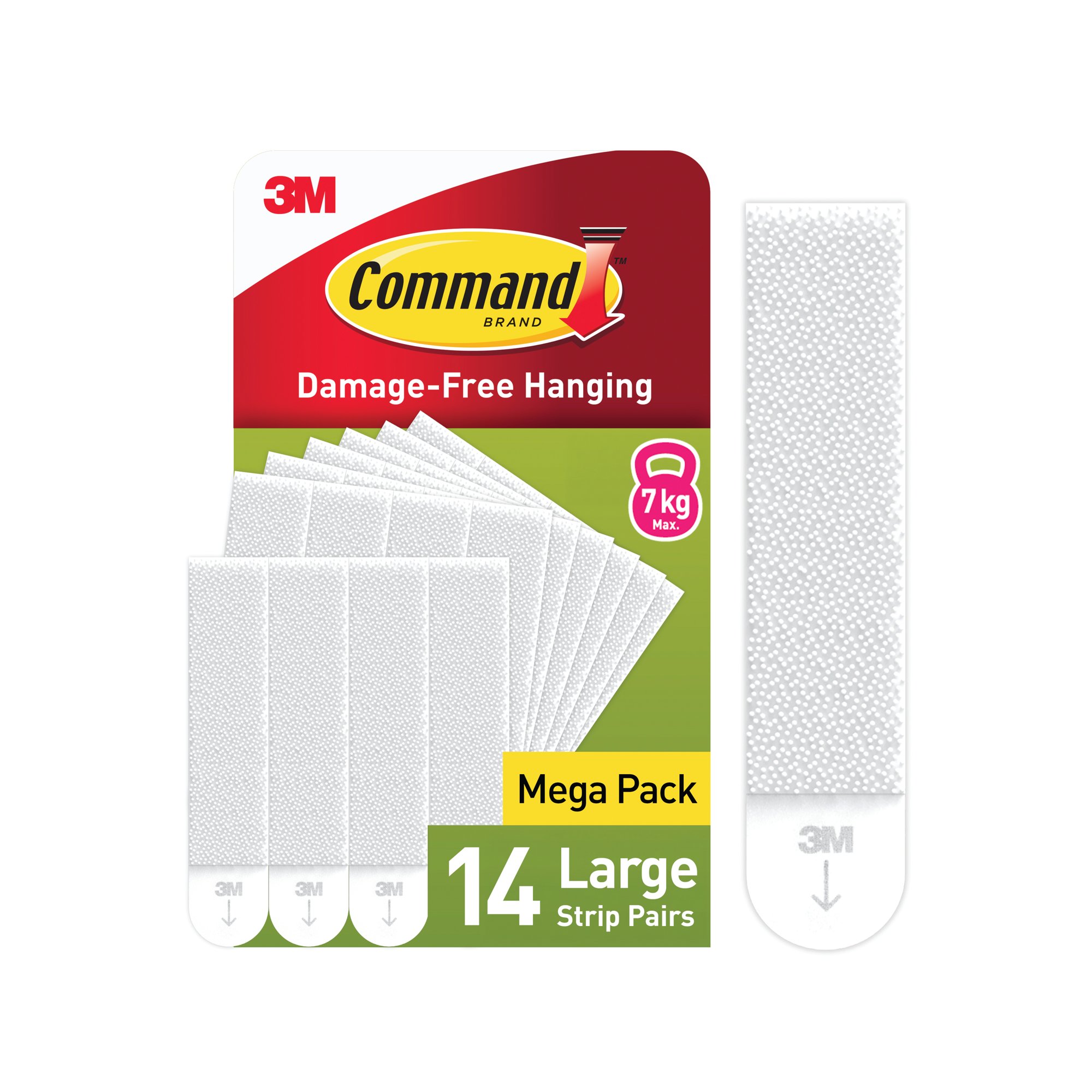 Command Picture Hanging Strips White Large (Pack of 14) 7100349354