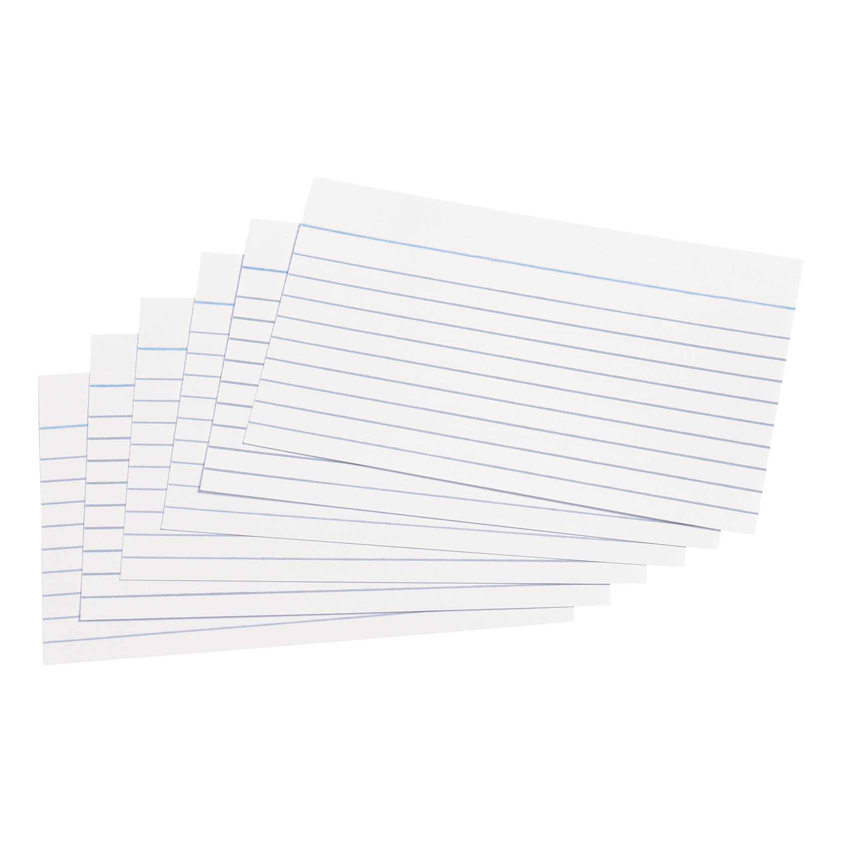 5 Star Record Cards Ruled Both Sides 5x3in 127x76mm White (Pack of 100) 50256X