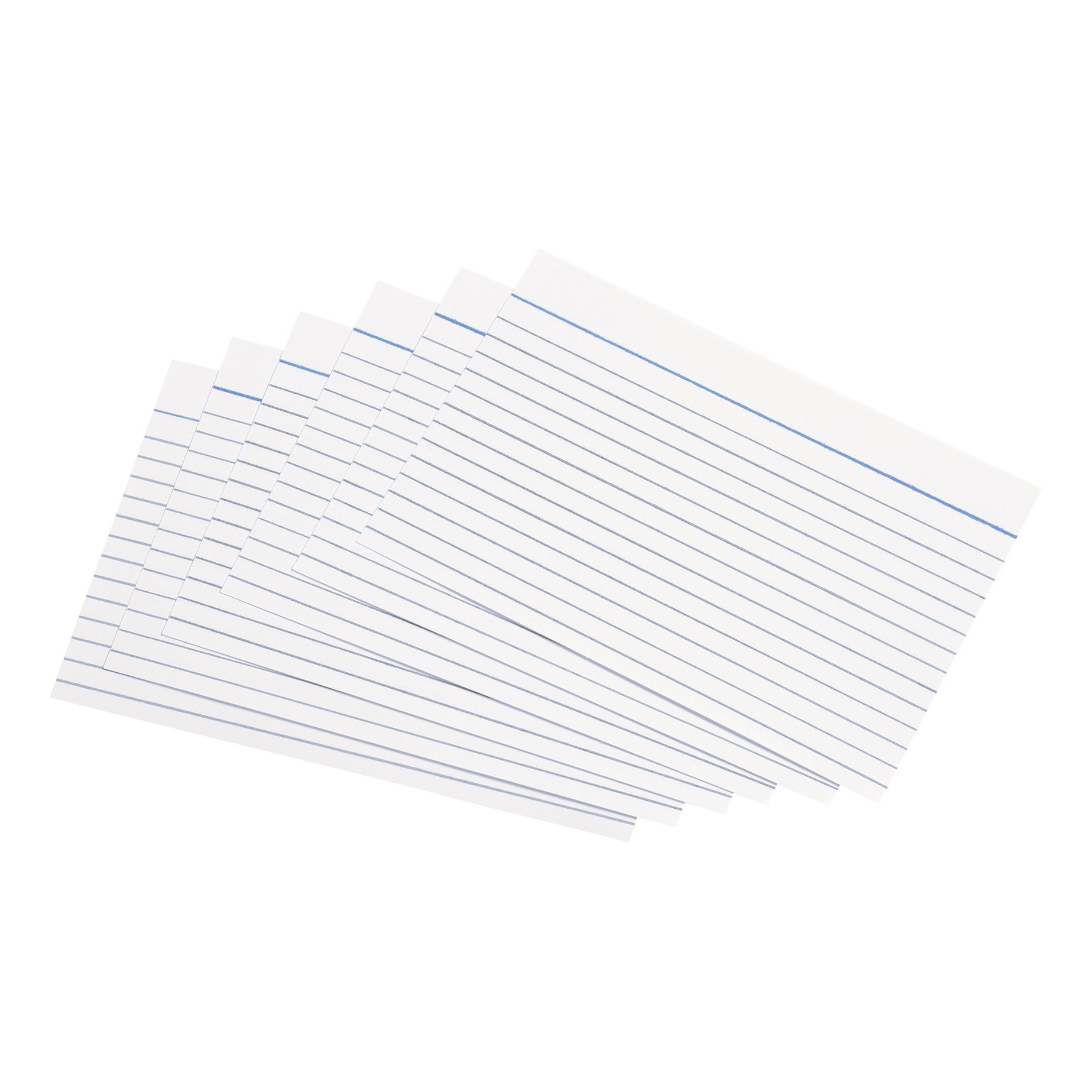 5 Star Record Cards Ruled Both Sides 6x4in 152x102mm White (Pack of 100) 502578